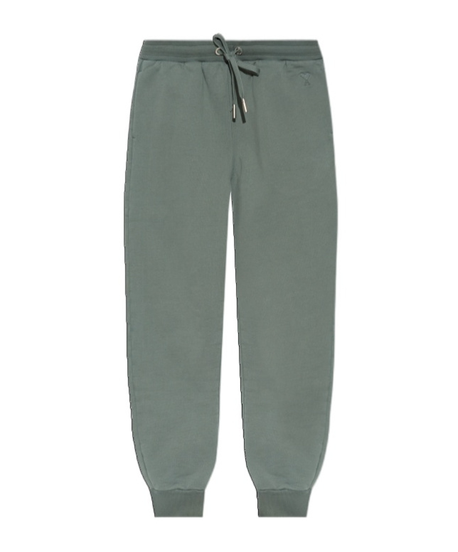 AMI ALEXANDRE MATTIUSSI AMI PARIS LOGO DETAILED DRAWSTRING SWEATPANTS 