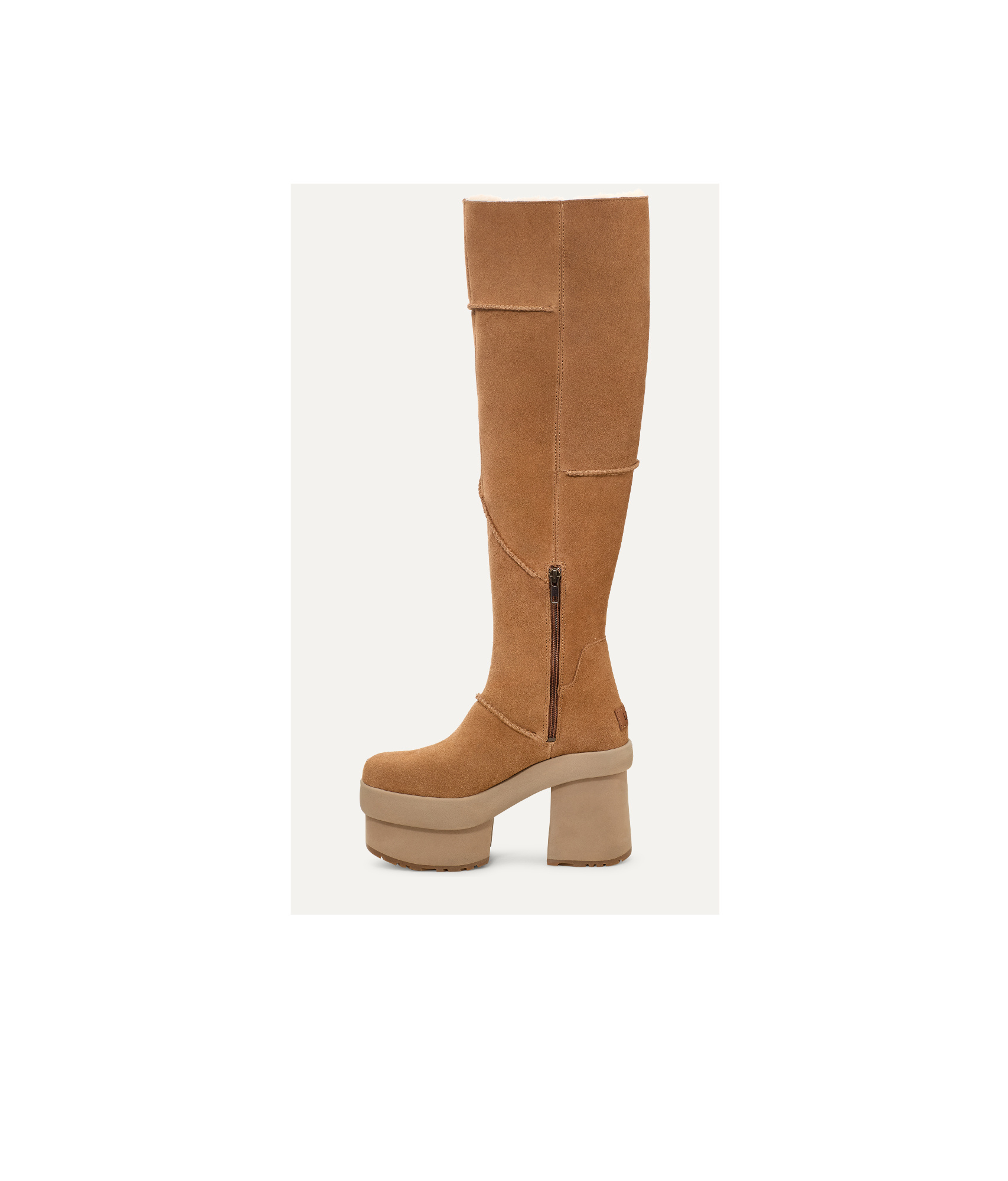 Ugg Square-toed Boots In Brown