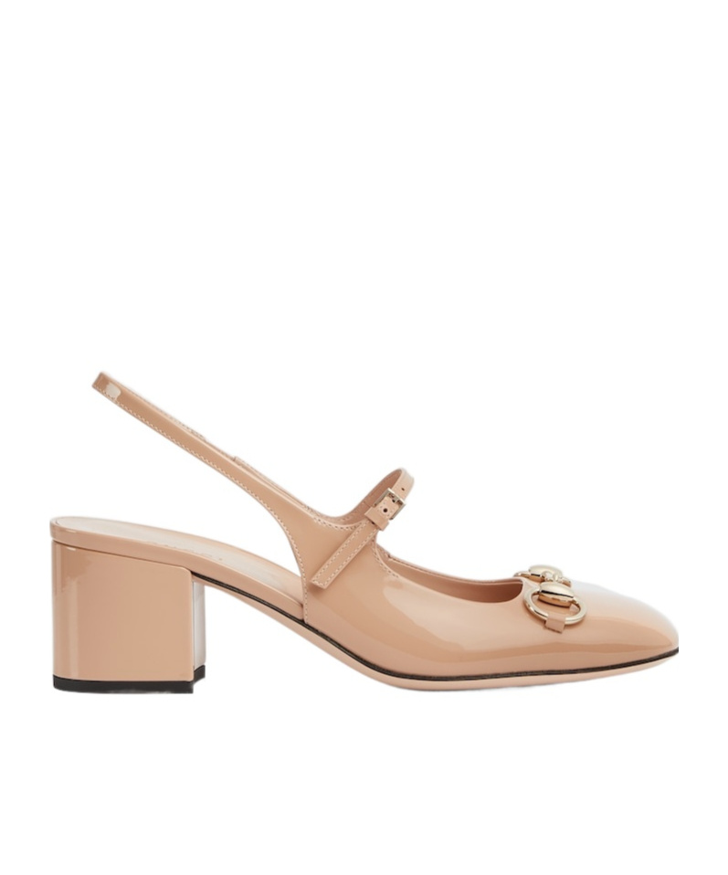 Gucci High Heel Shoes Woman Color Pink In Nude