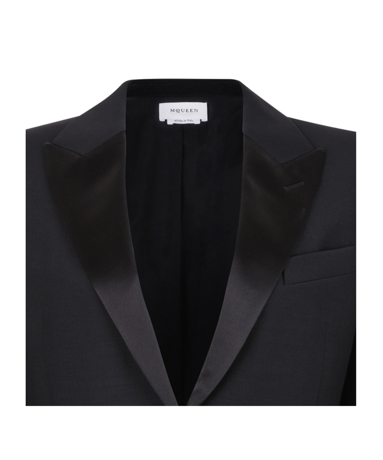 Alexander Mcqueen Single Breasted Tailored Blazer In Black