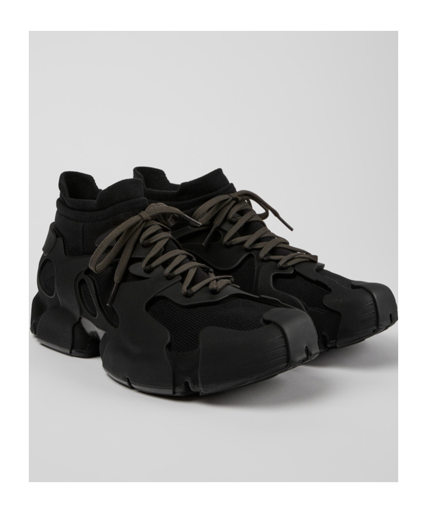 Camper Round-head Sneakers In Black