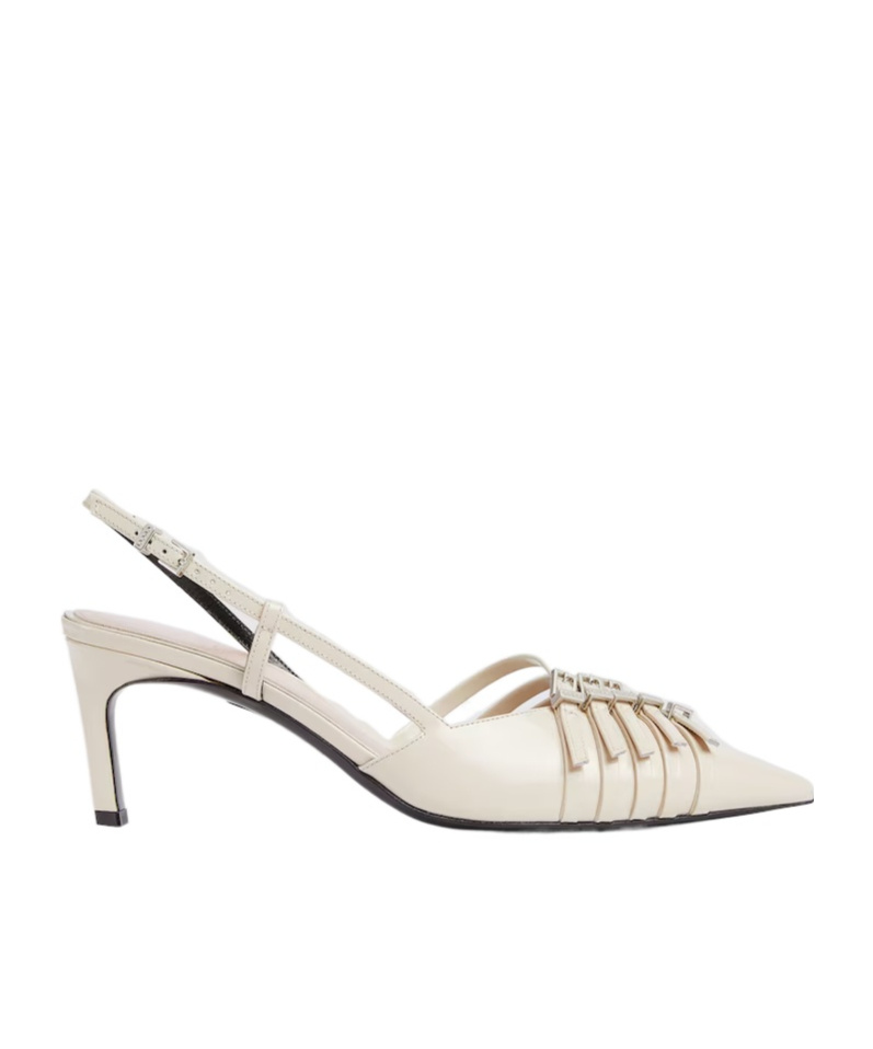 Gucci High-heeled Sandals In White