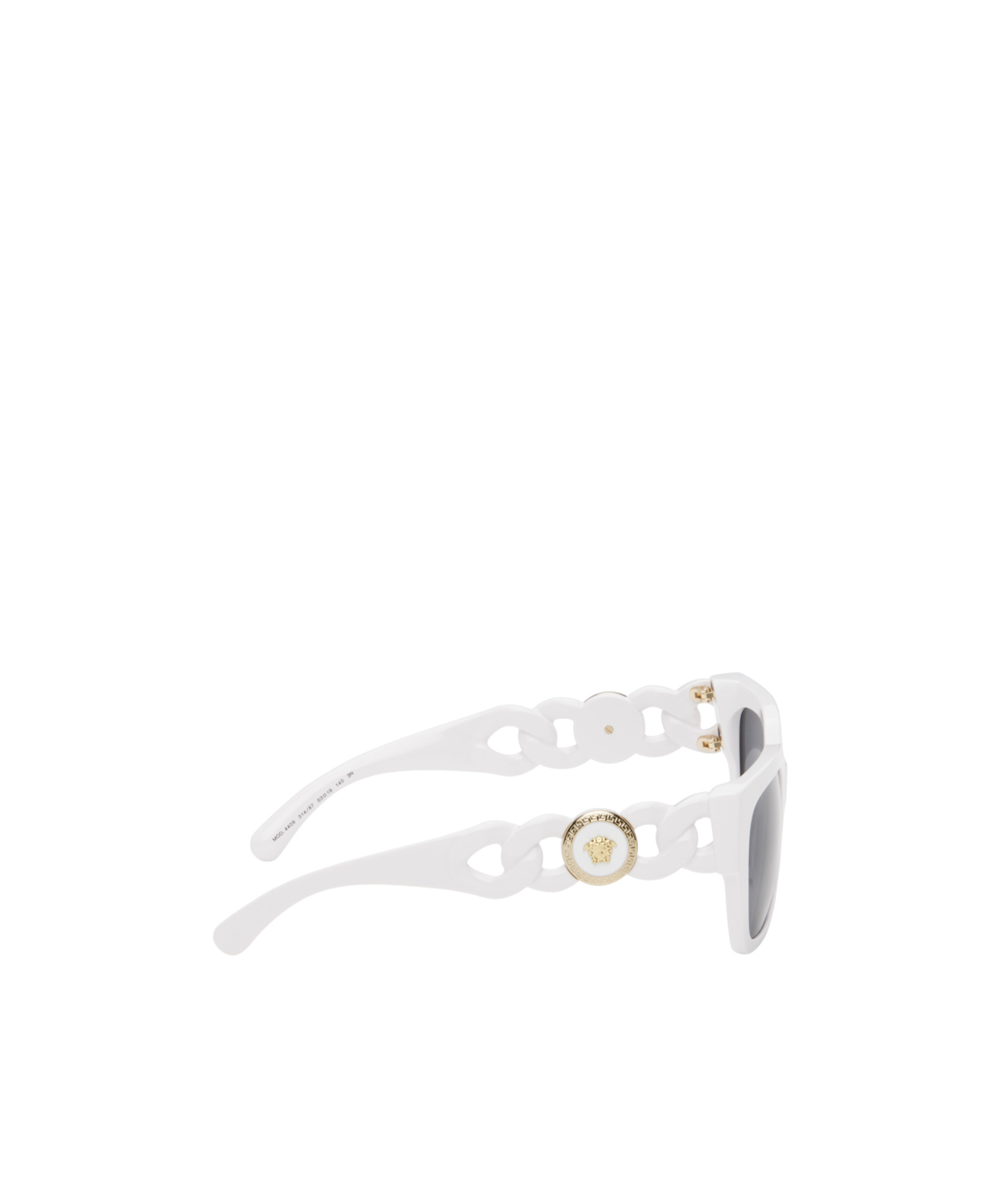 Versace Logo Sunglasses In Gray