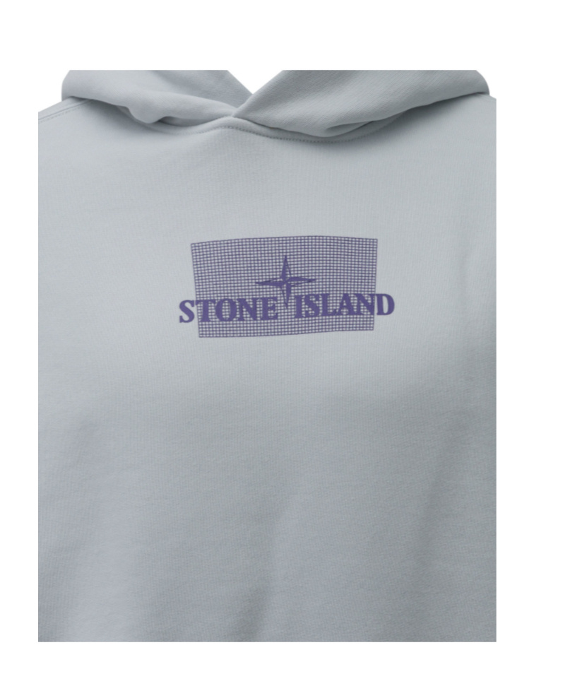 Stone Island Long-sleeved Sweatshirt In Blue