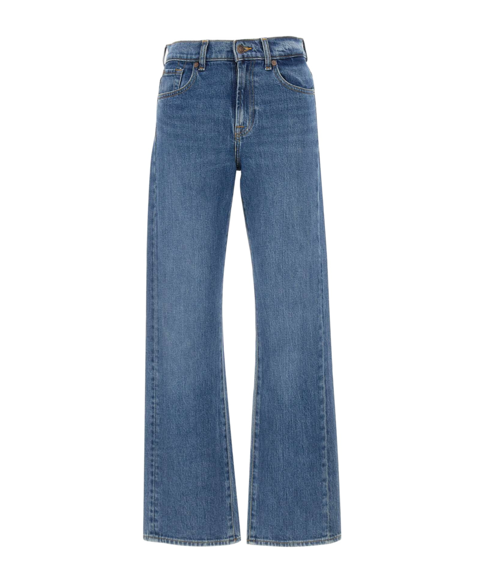 7 For All Mankind Straight-leg Jeans In Blue