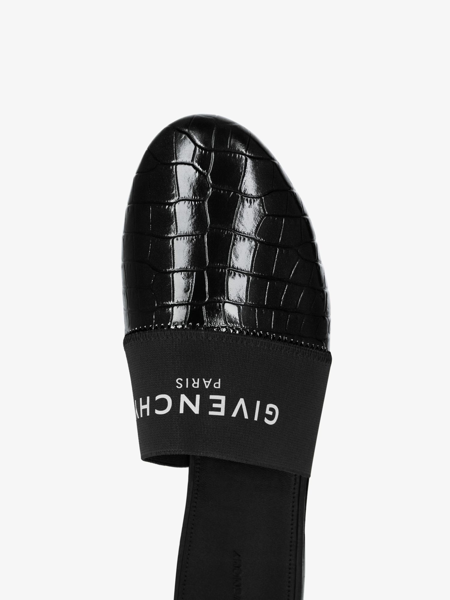 Givenchy Bedford Logo-print Leather Slippers In Black