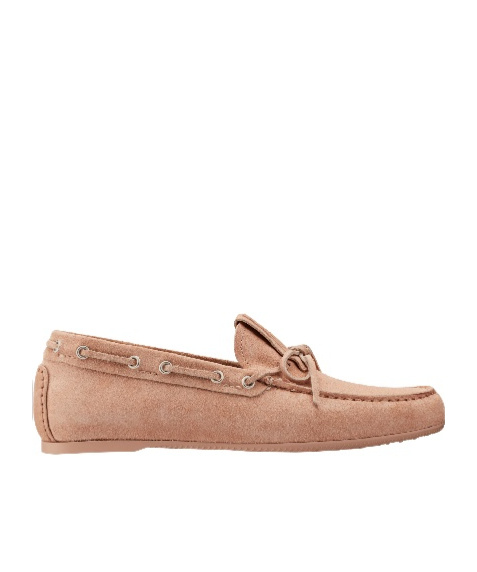 Dior Round Head Business Shoes In Nude