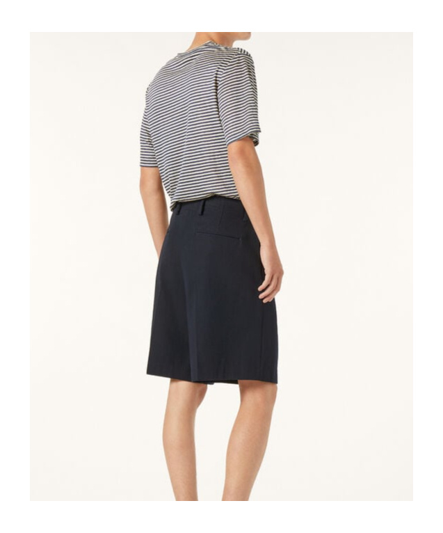 Loro Piana Cremia T-shirt In Nougat/navy Blue