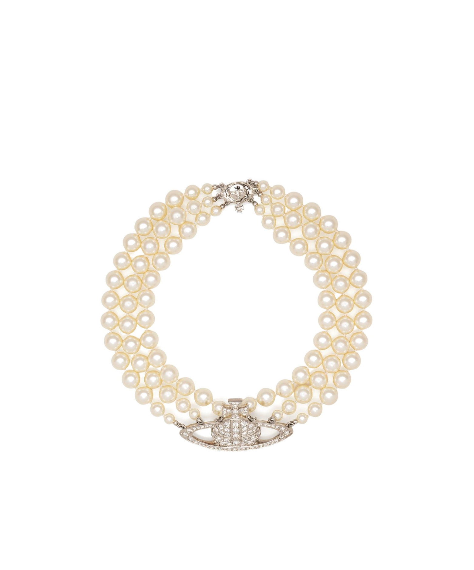 Vivienne Westwood Layered Necklace In Yellow
