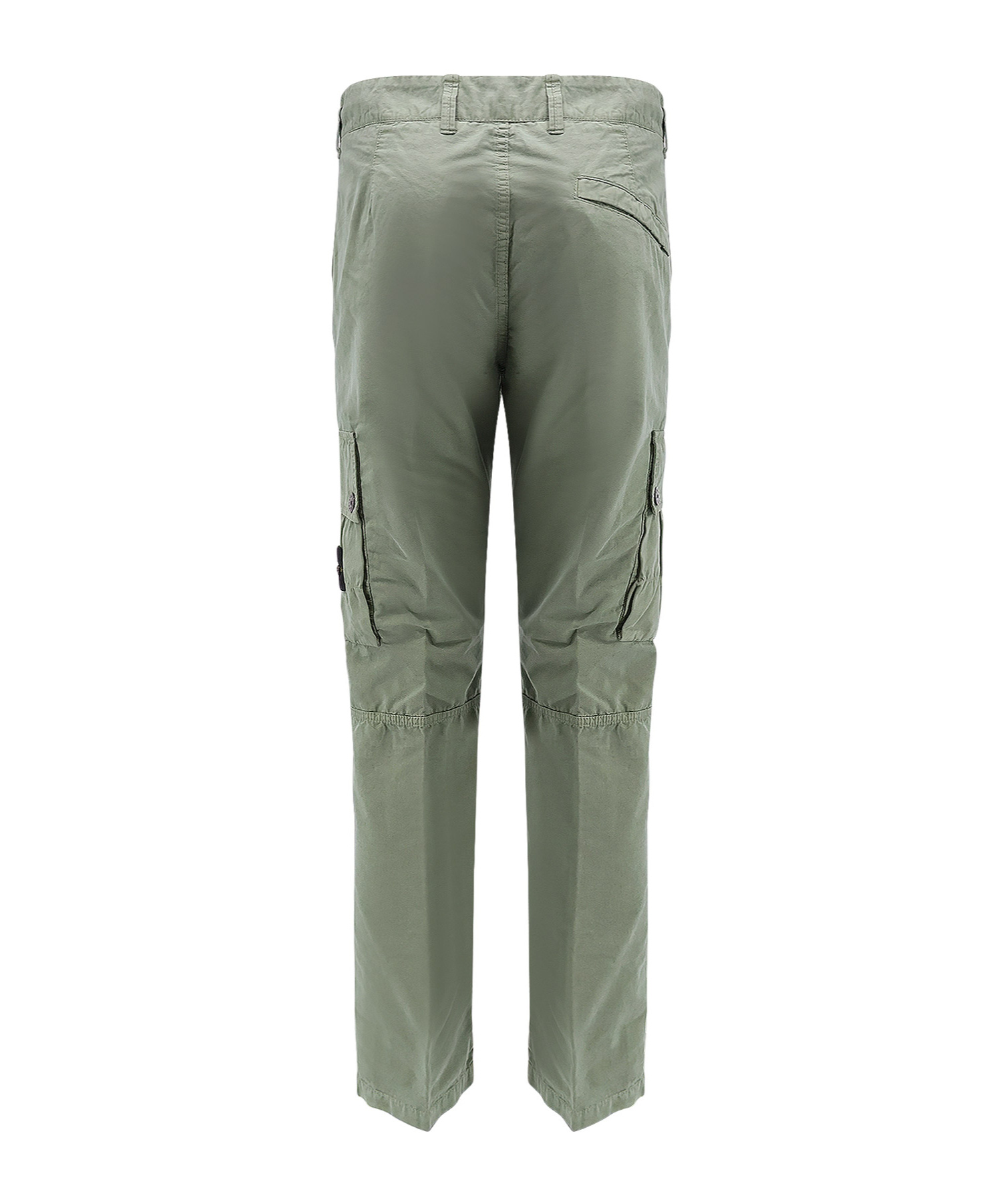 Stone Island Cargo Trouser With Iconic Logo Patch In Green