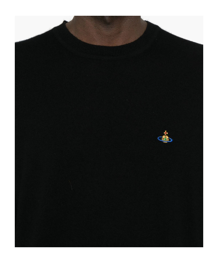 Vivienne Westwood Alex Round-neck Sweater In Black