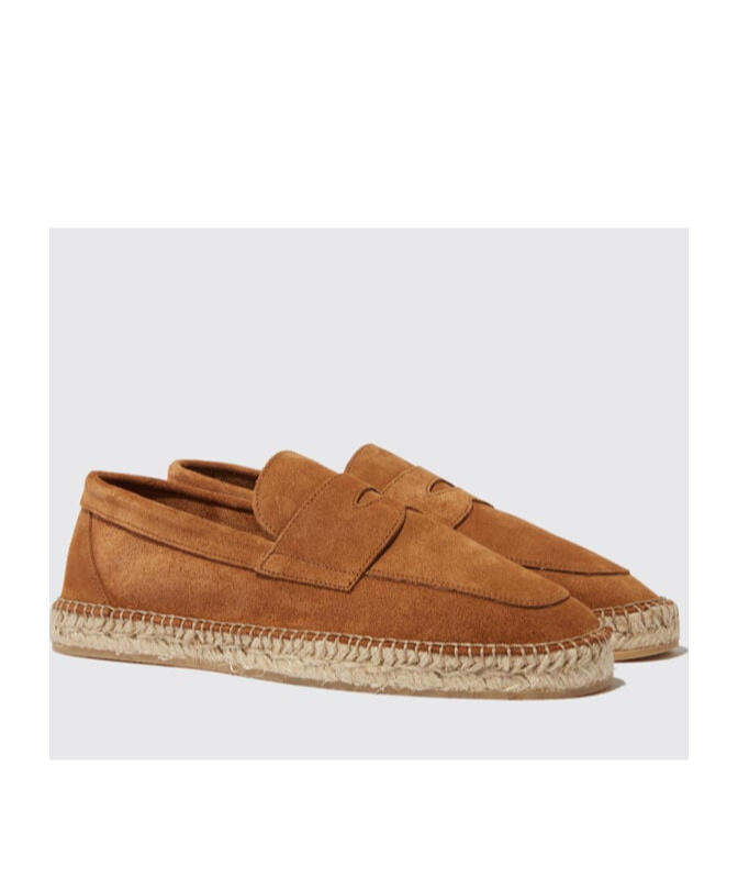 Scarosso Diego Suede Espadrilles In Brown