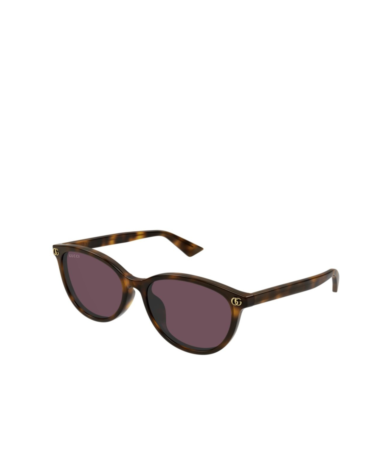 Gucci Eyewear Oval Frame Sunglasses In Black
