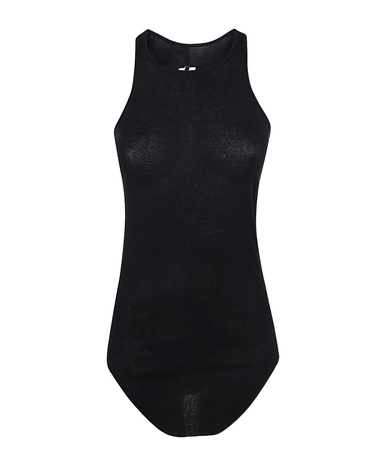 Rick Owens Women Basic Rib Tank Top In Black