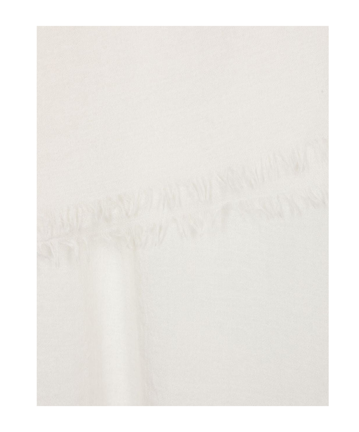 Destin Surl Rectangular Scarf In White