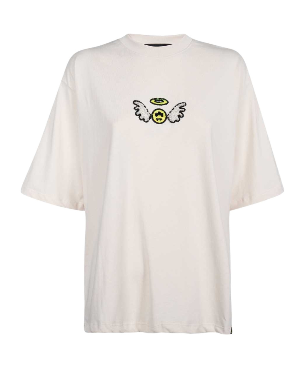 Barrow Angel Appliqué T-shirt In White