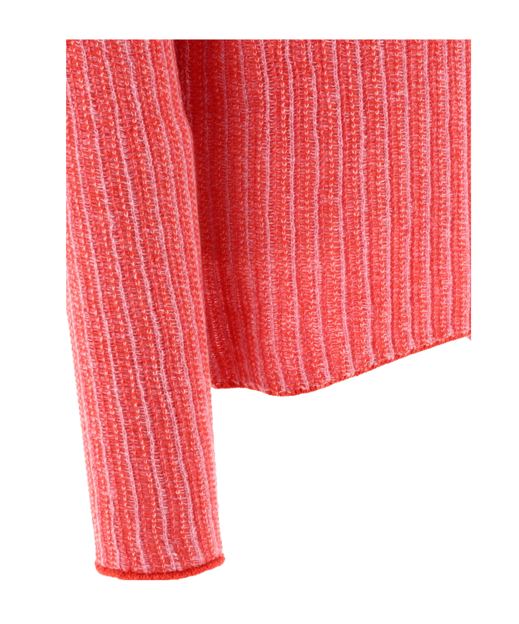 Shop Marni Degrade Striped Knit Sweater In Red