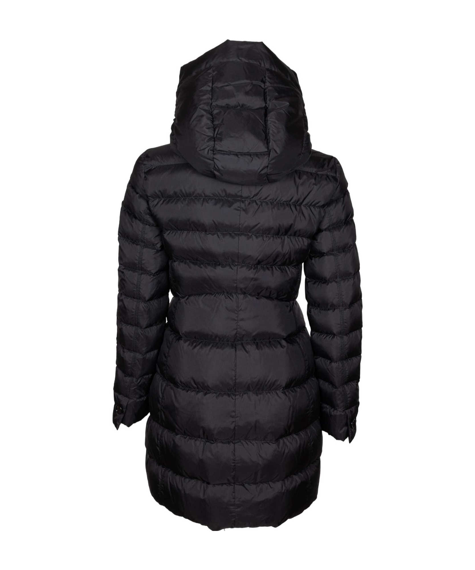 Peuterey Long Down Jacket In Black