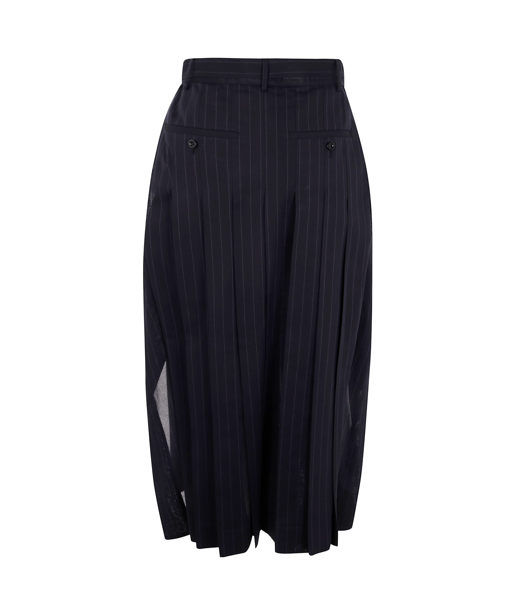 Sacai Belt-loop Skirt In Black