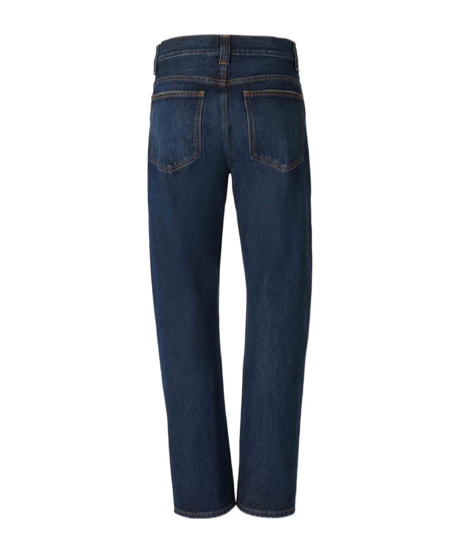 Khaite Cotton Jeans In Blue