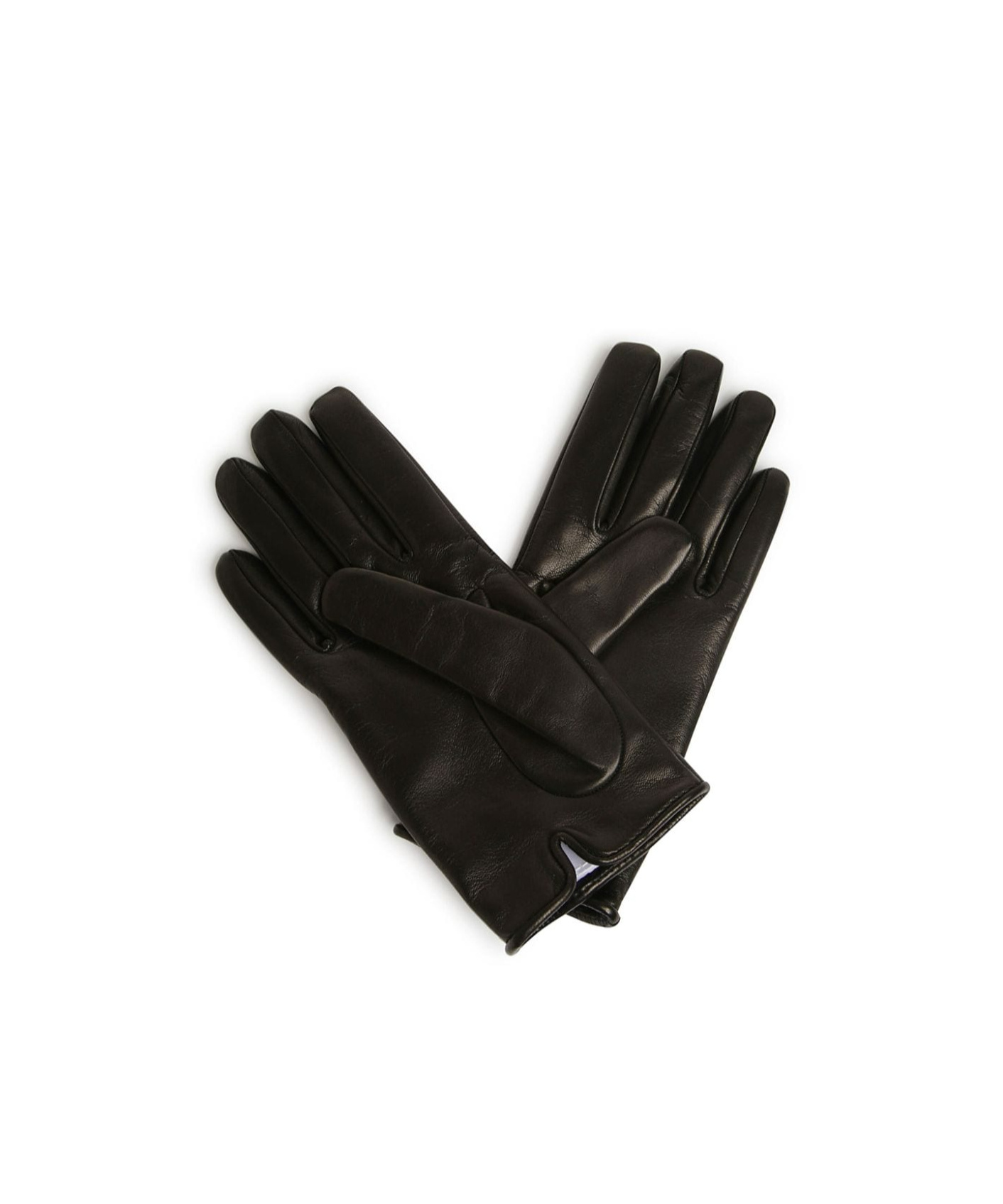 Valentino Luxury Leather Gloves With Elegant Logo Detail And Refined Finish In Black