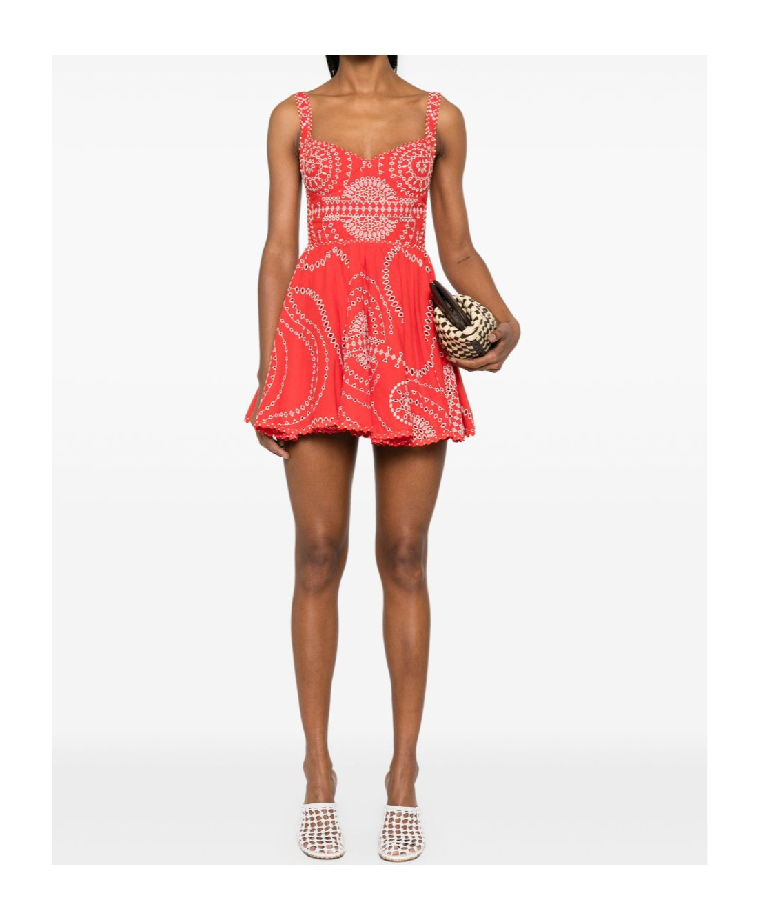 Charo Ruiz Spaghetti Strap Dress In Orange
