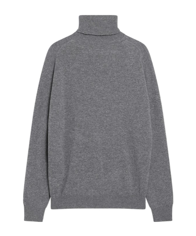 Gucci Grey Turtleneck Sweater In Cashmere Women In Gray