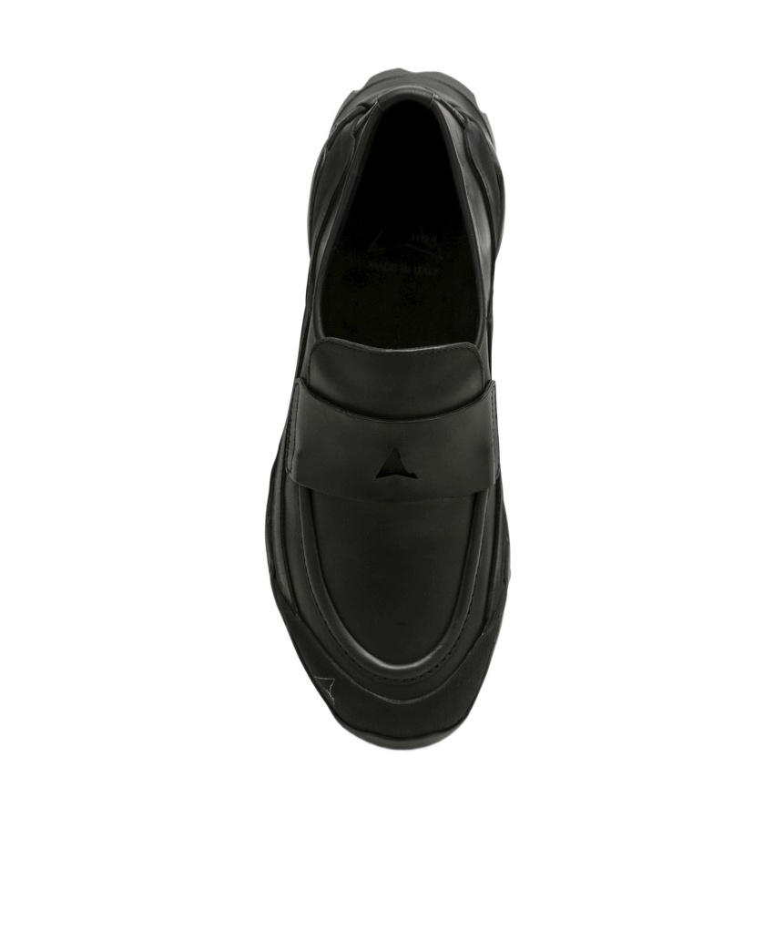 Roa Round-headed Love Shoes In Black