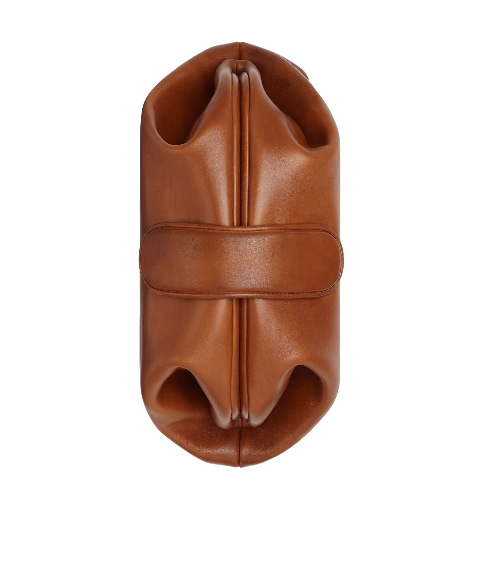 Bottega Veneta Lauren 1980 Mini Clutch With Chain In Brown