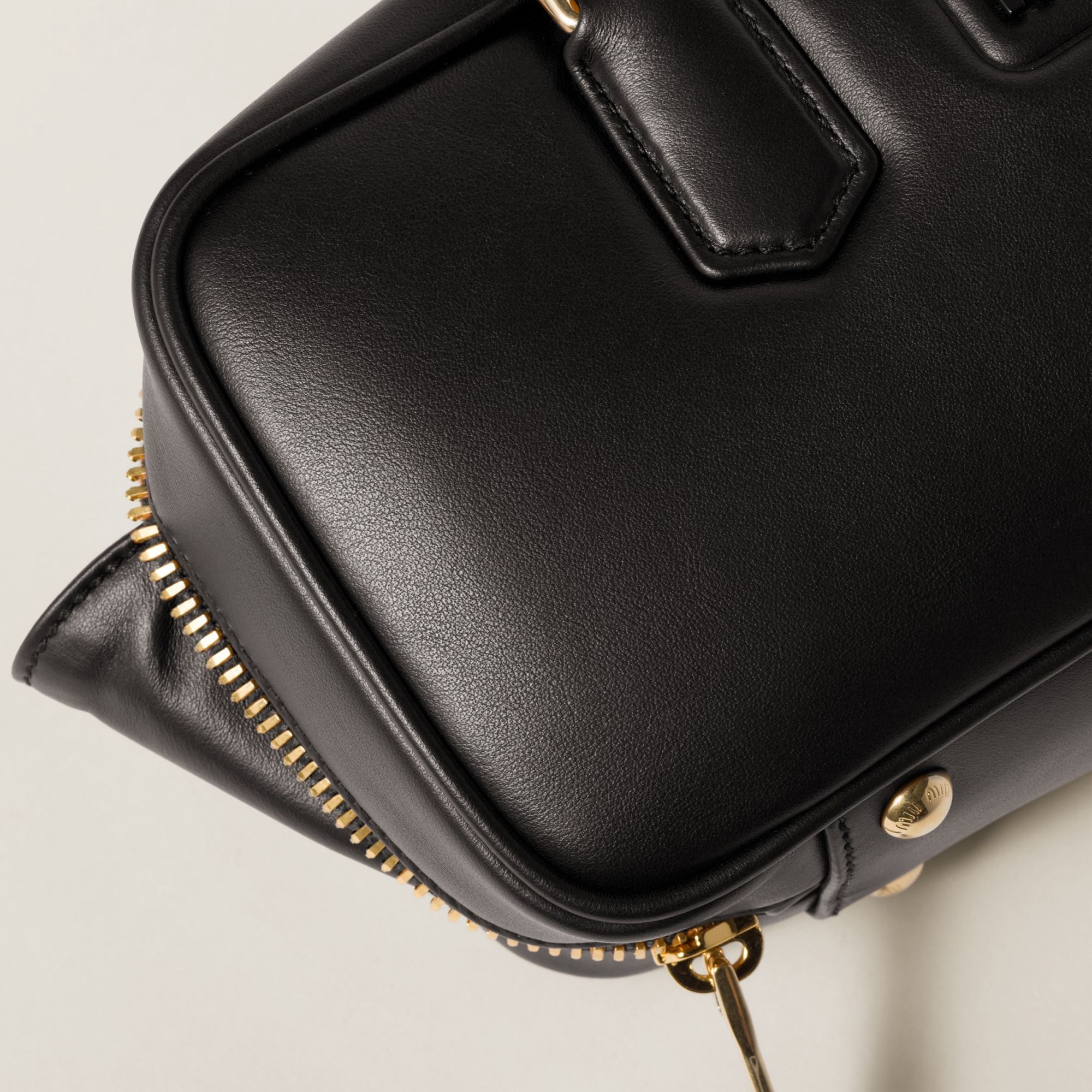 Miu Miu Mini Arcadie Leather Top-handle Bag