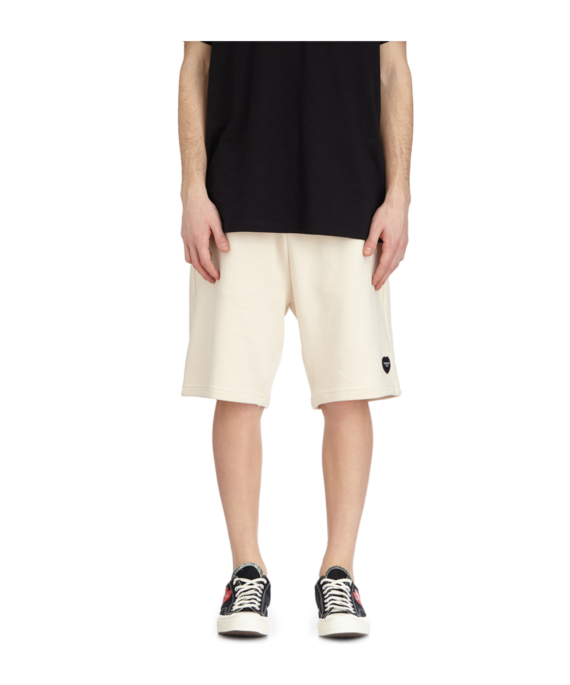 Carhartt 'ingo' Shorts Elastic Waistband In Nude