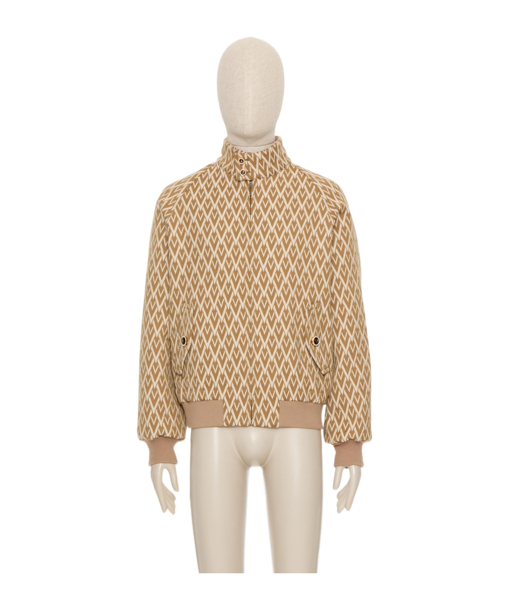 Valentino Long-sleeved Casual Jacket In Nude