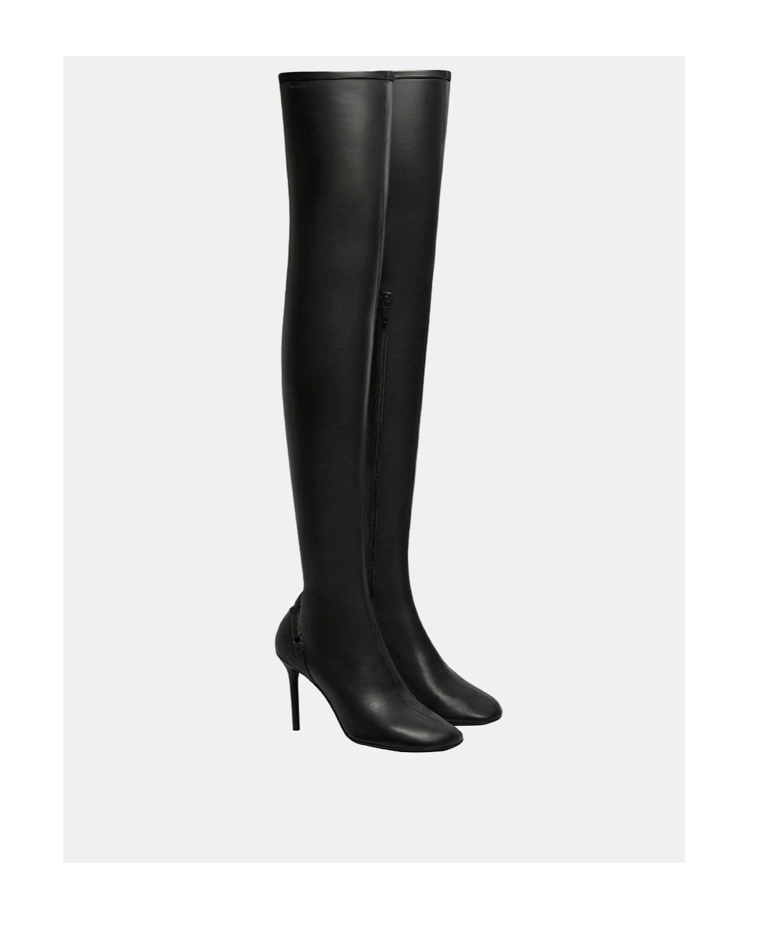 Shop Courrèges Oblique Boots In Black