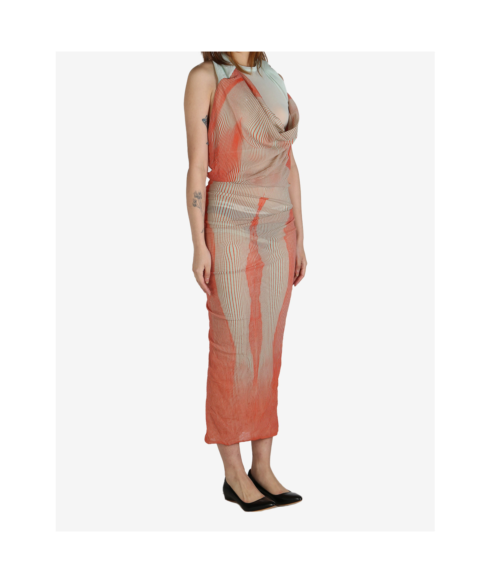 Jean Paul Gaultier Pendant Dress In Brown