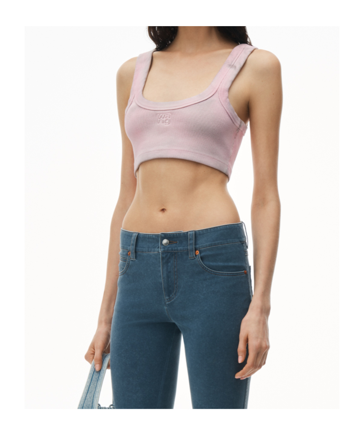 ALEXANDER WANG LOGO BRA TOP 