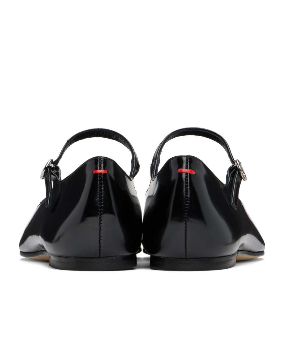 Shop Aeyde Cleo Ballet Flats In Black