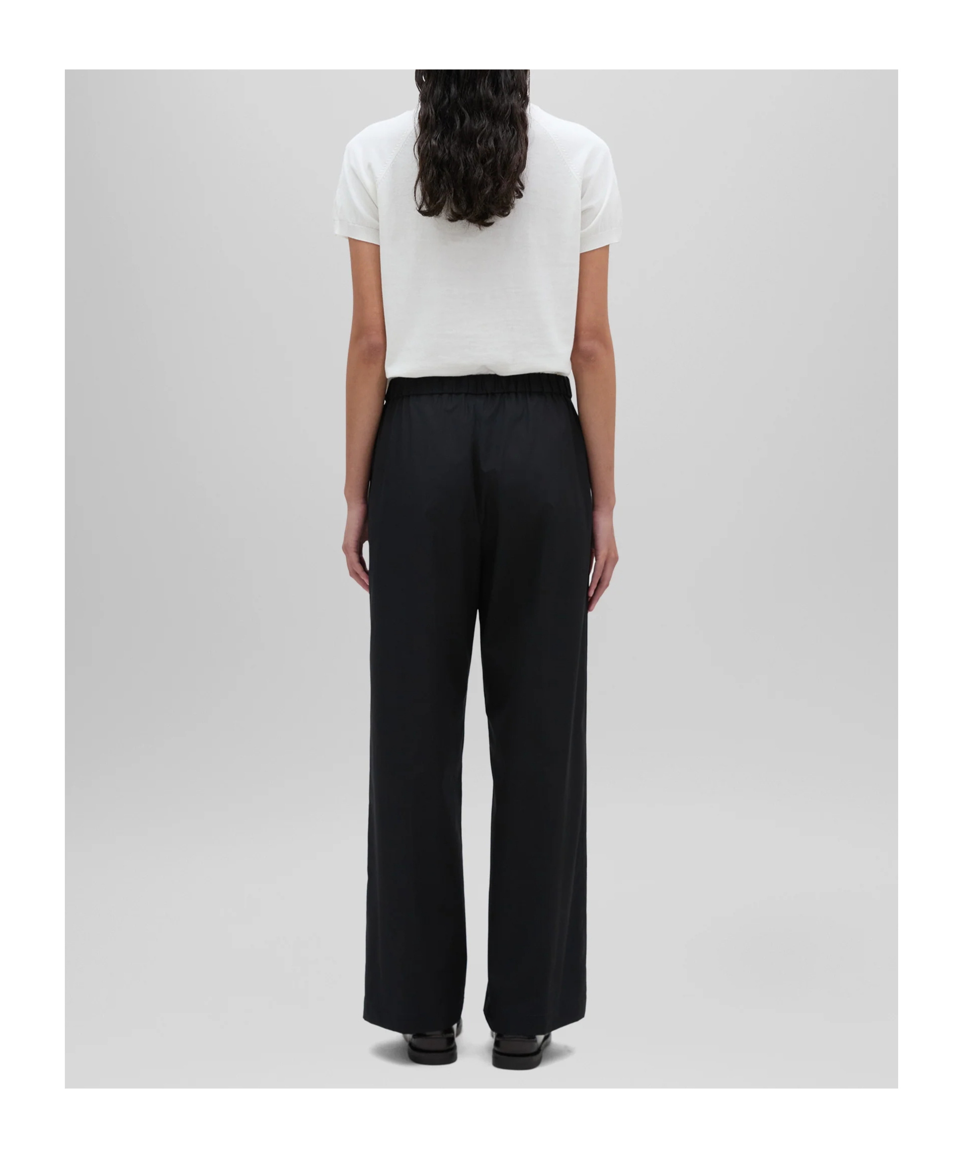 Aspesi Poplin Wide-leg Trousers