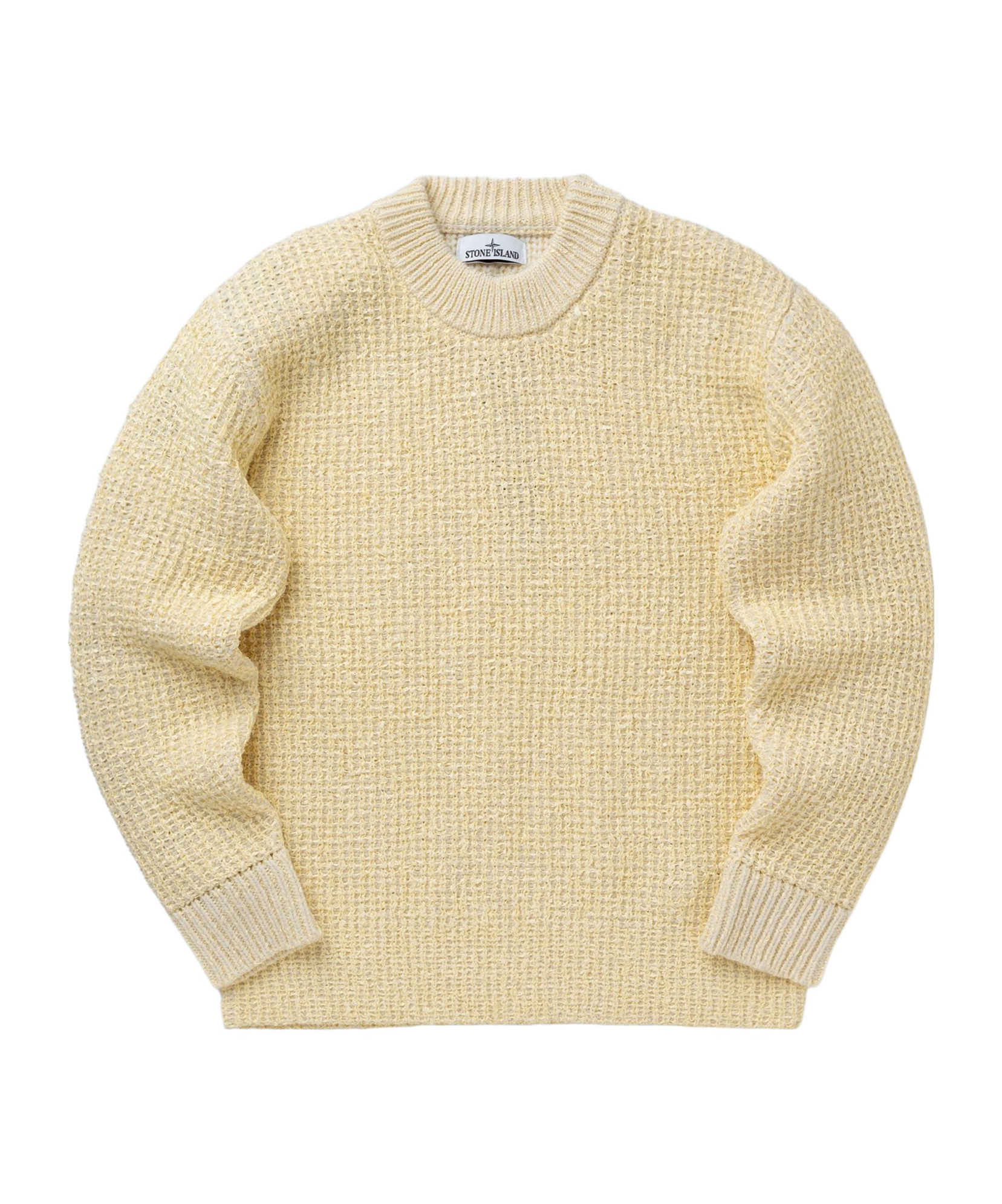 Stone Island Sweater In Yellow