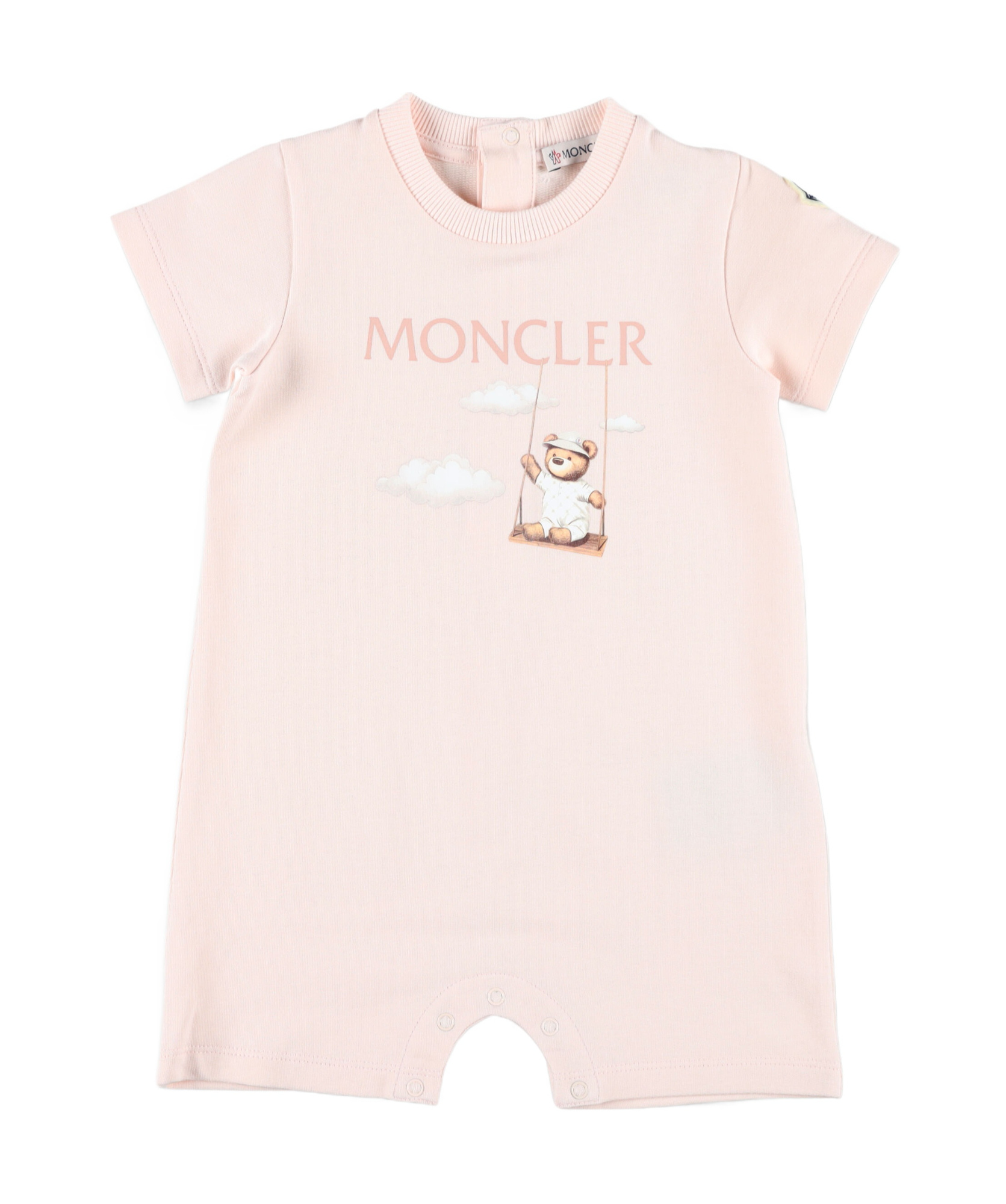 Moncler Jumpsuit Stampa In Pink