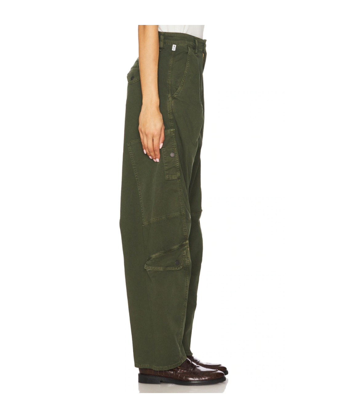 Citizen Of Humanity Casual Pants With Belt Loops In Green
