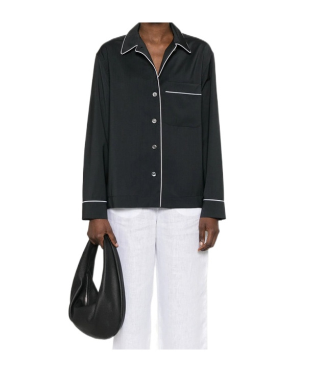 Shop Barena Venezia Ghili Shirt In Black