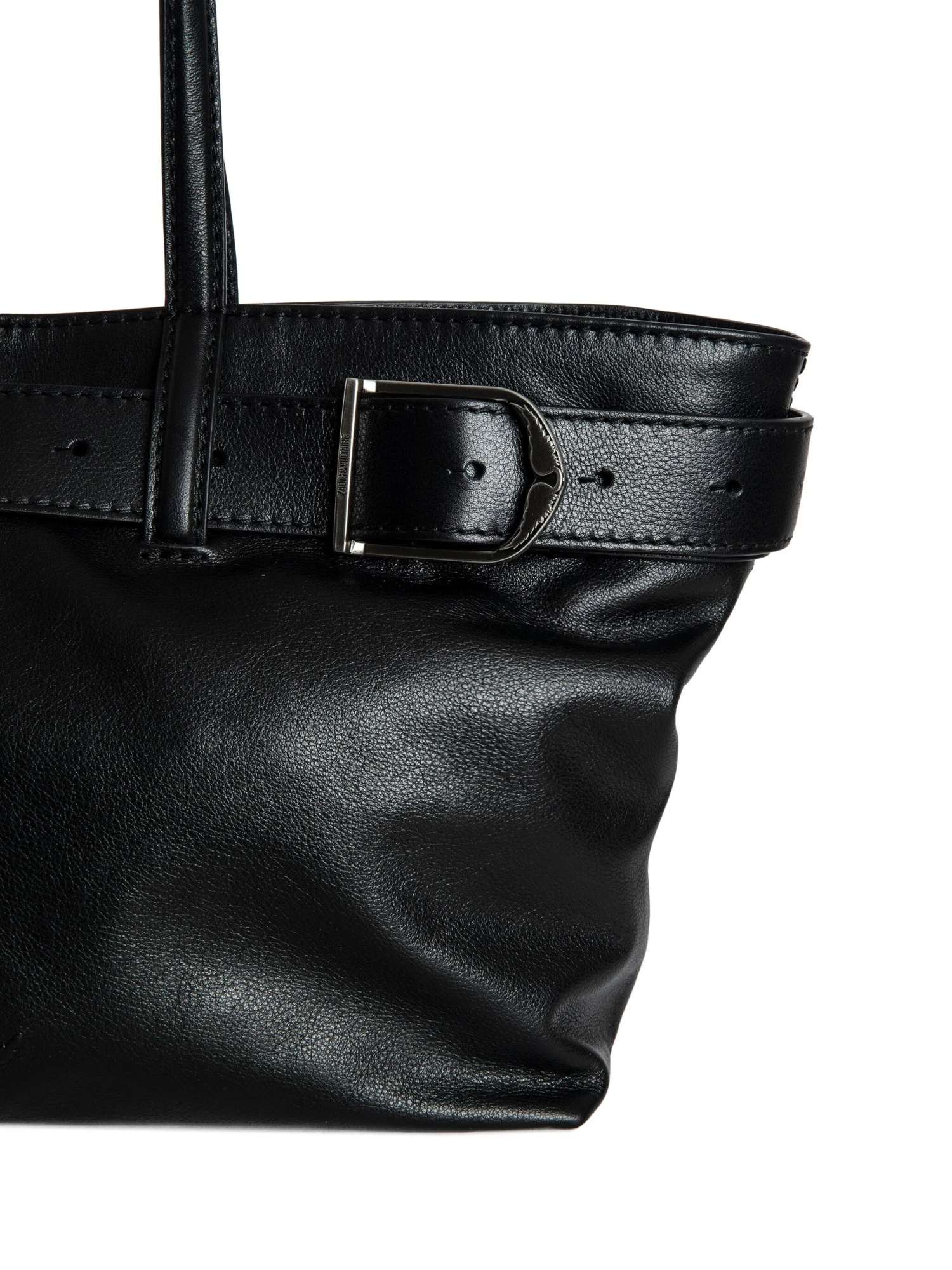 ZADIG & VOLTAIRE DOUBLE HANDLE SHOULDER BAG