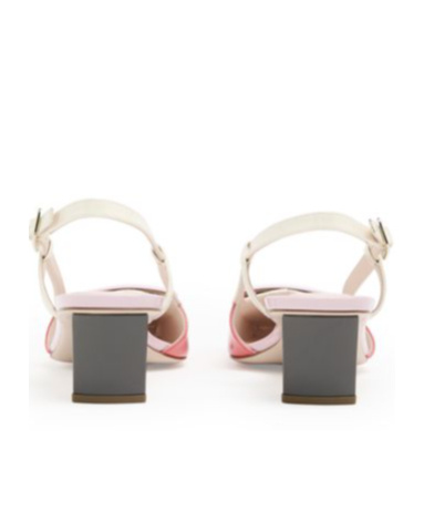 Roger Vivier Belle Vivier Slingback Shoes In White