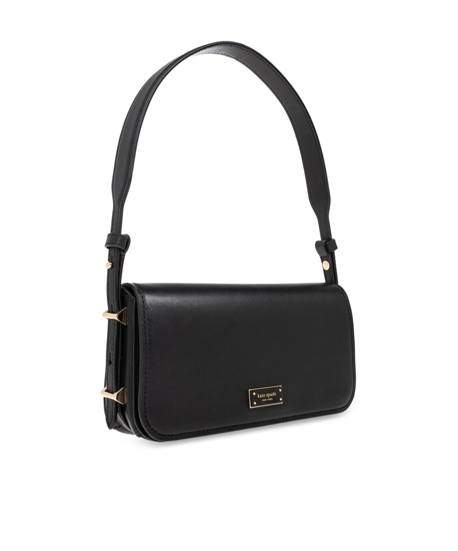 Kate Spade Leather Tote Bag In Black