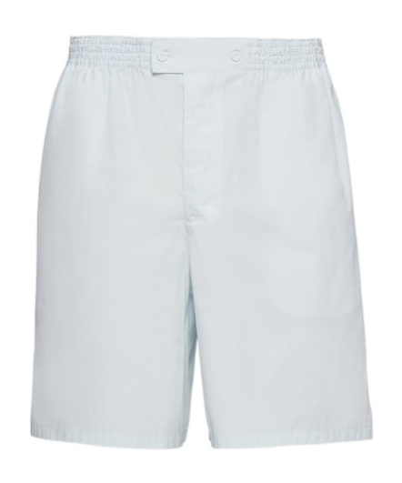 Prada Elasticated Waistband Shorts In Blue