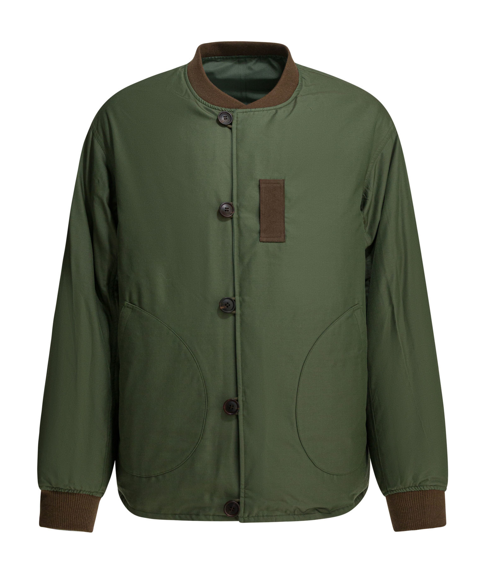 Visvim Long-sleeved Down Jacket In Green