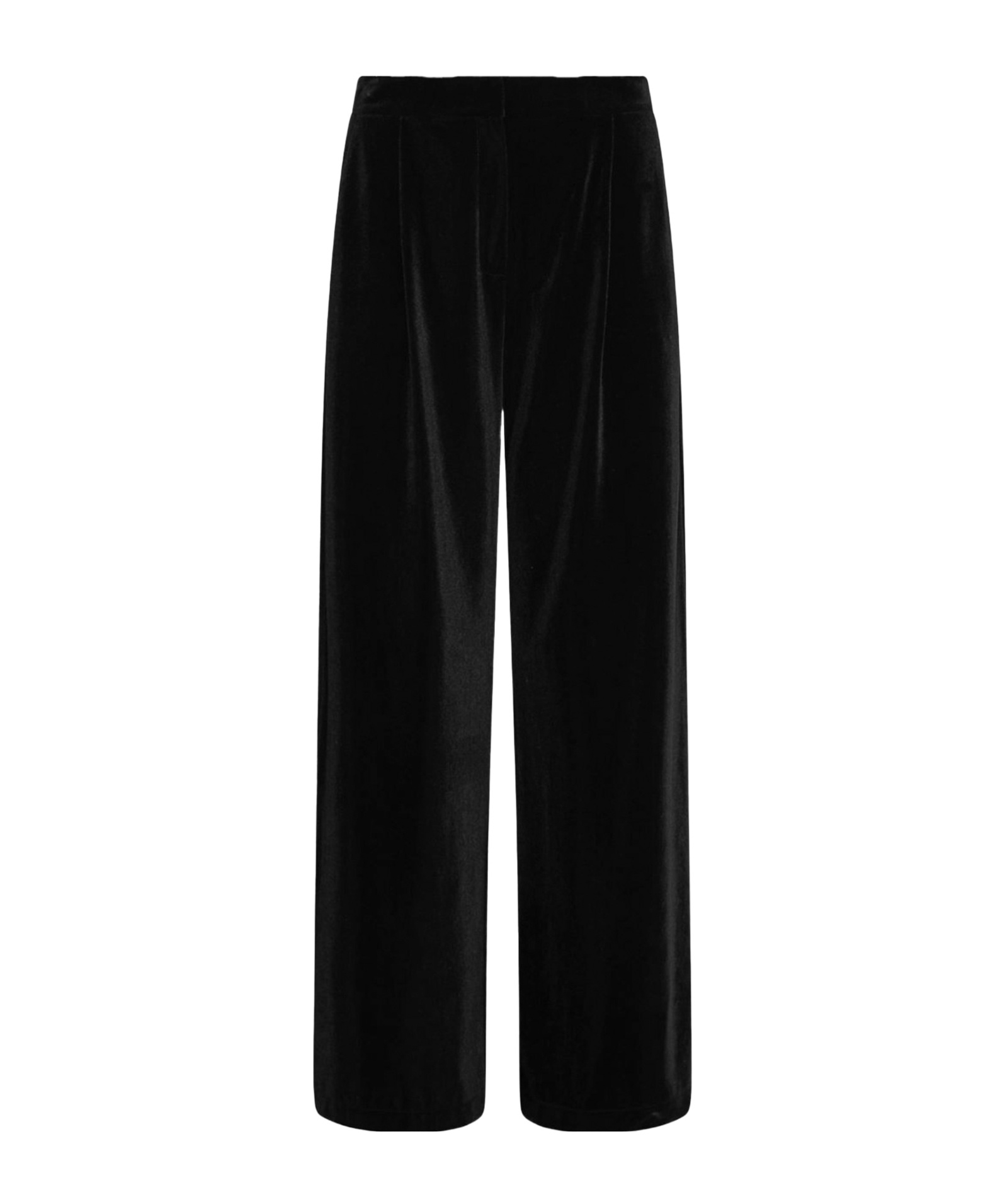 Marella Straight-leg Casual Pants In Black