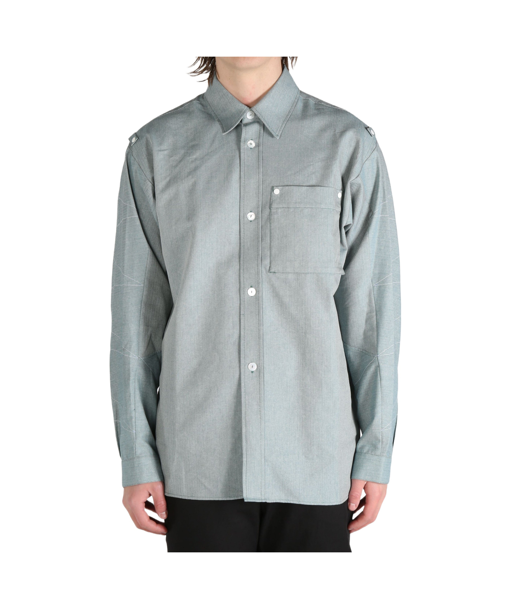 Kiko Kostadinov Solva Shirt In Gray