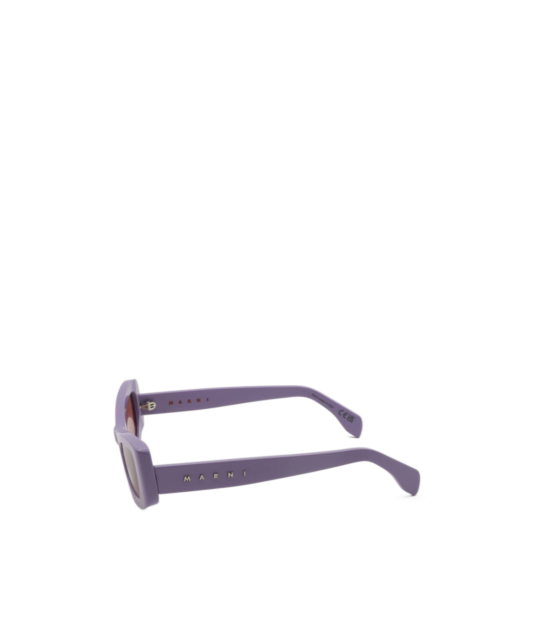 Marni Geometric Frame Sunglasses In Black