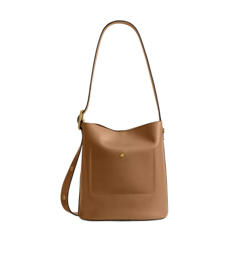 Coach Bleecker Bucket Bag In Brown